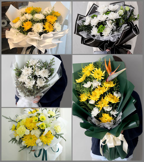 广东清远市清城区东城街道平塘村白事花束代送